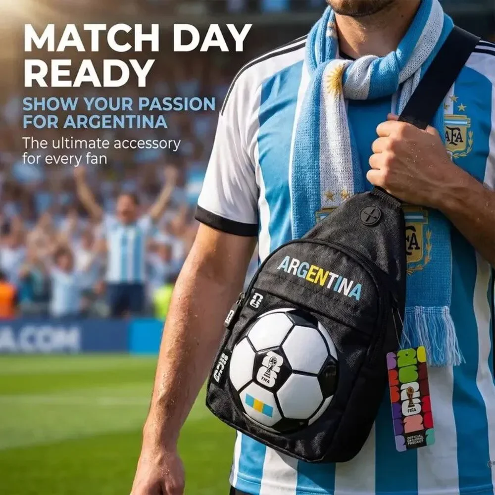 2026 FIFA World Cup Sling Bag Unisex Crossbody Bag Argentina